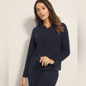 Soma Ultra Plush Hoodie in Navy size Medium